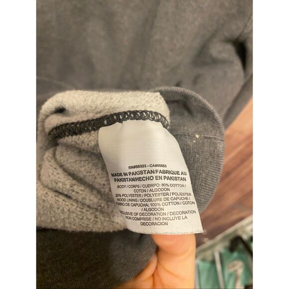 Nike Essential XXL men’s half zip sweatshirt hoodie grey - Picture 4 of 5